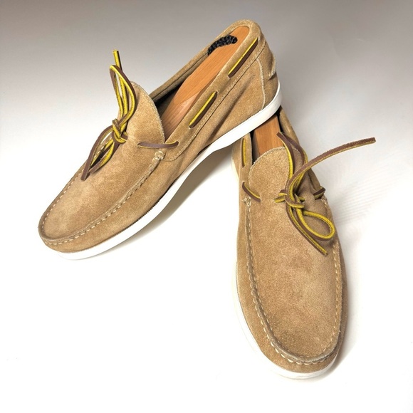 Sid Mashburn Men’s Camp Moccasin Tan Suede Shoes Size- 8 main image 6